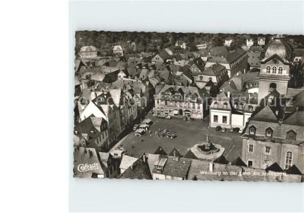 Weilburg Marktplatz Fliegeraufnahme