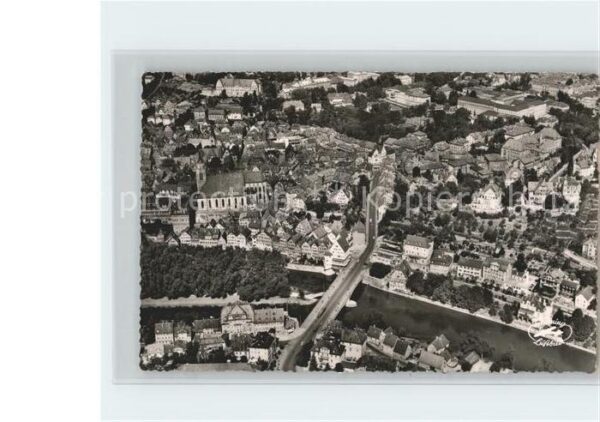 Tuebingen Universitätsstadt am Neckar Fliegeraufn