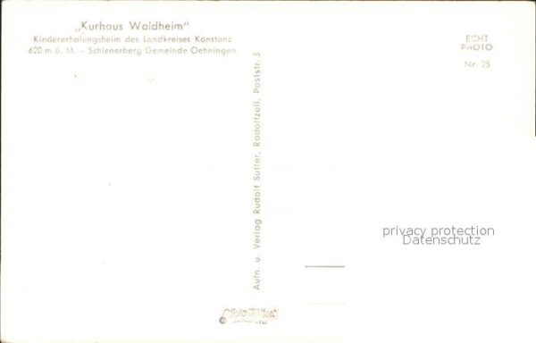 Schienerberg Kurhaus Waldheim – Bild 2