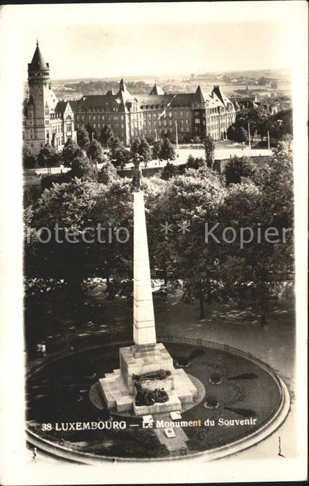 LUXEMBOURG  Luxemburg Monument du Souvenir