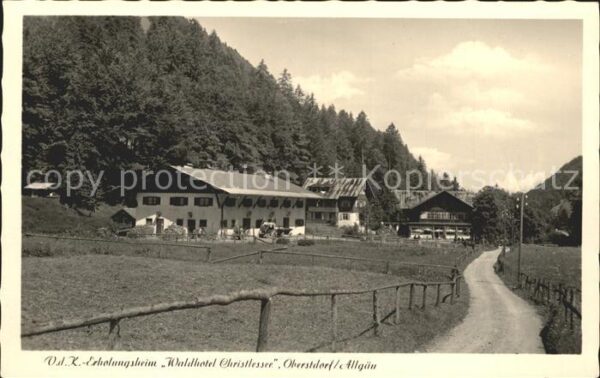 Oberstdorf VdK Erholungsheim Waldhotel Christlesse