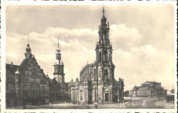 Dresden Georgentor Schloss Katholische Hofkirch