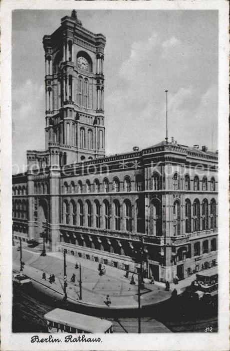 Berlin Rathaus Bromsilber Imitation