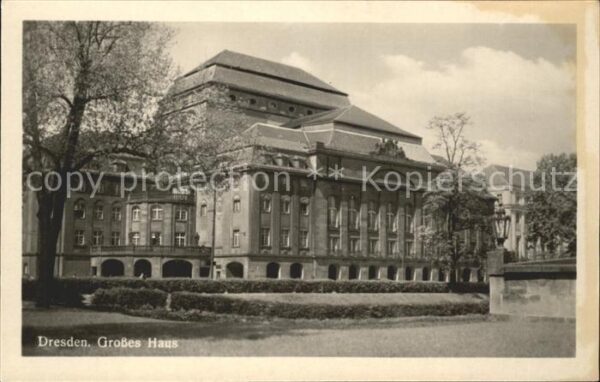 Dresden Grosses Haus Schauspielhaus