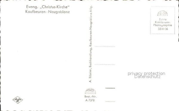 Neugablonz Evangelische Christus Kirche – Bild 2