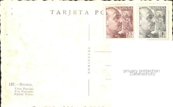 Madrid Spain Vista parcial Monument – Bild 2