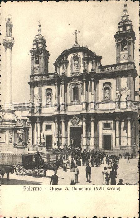 Palermo Sicilia Chiesa San Domenico XVII secolo Pferdek