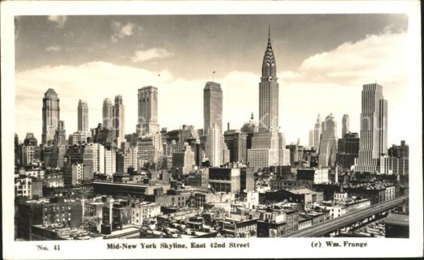 New York City Mid New York Skyline