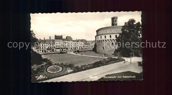 Goerlitz Blumenuhr mit Kaisertrutz Bastei