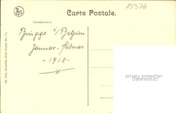 Bruges BRUGGE Belgie Derriere Gruuthuse Types Brugeois – Bild 2