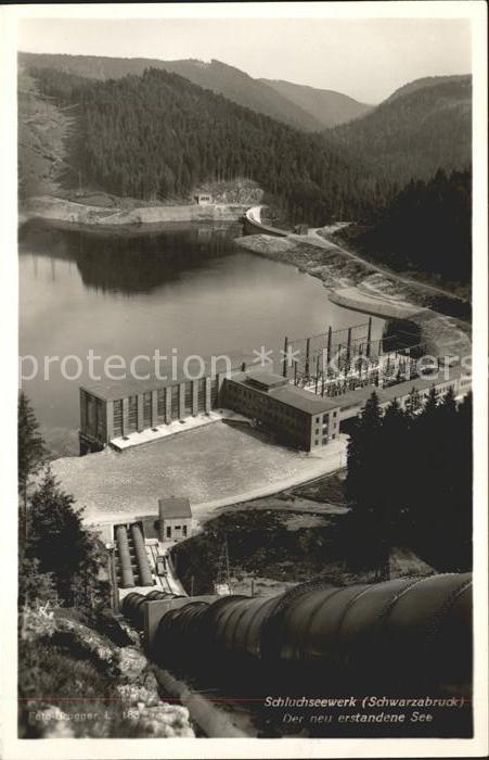 Schluchsee Schluchseewerk Schwarzabruck Stausee Sc