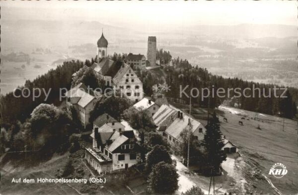 Hohenpeissenberg Berggasthof Bayrischer Rigi Fliegeraufn