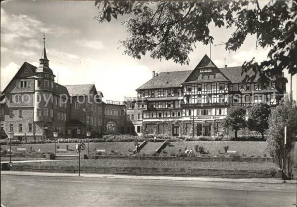 Oberhof Thueringen Blick zum Ernst Thälmann Haus