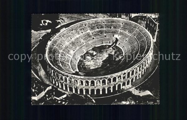 Verona Veneto Arena Fliegeraufnahme