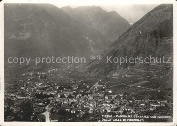 Tirano Panorama generale con Imbocco