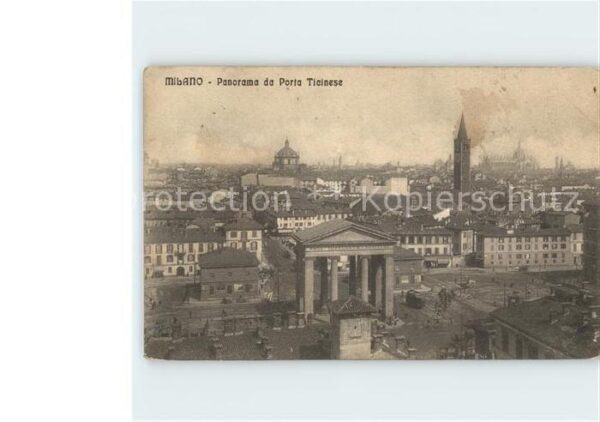 Milano Panorama da Porta Ticinese