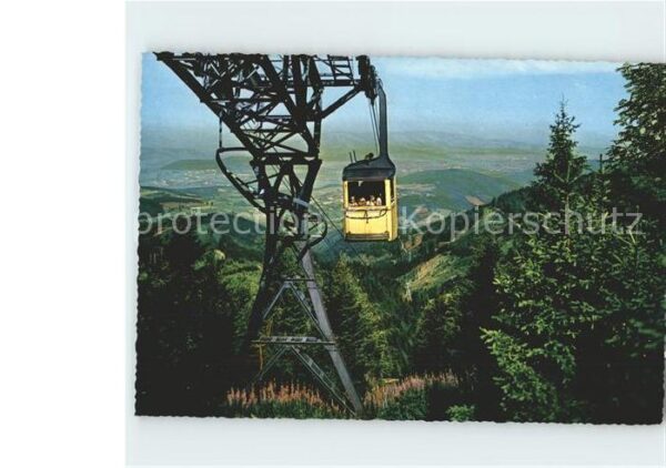 Freiburg Breisgau Schwebebahn zum Schauinsland