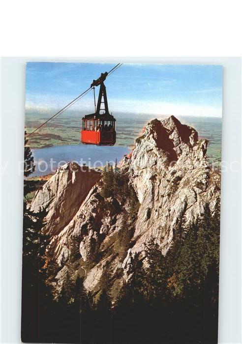 Schwangau Tegelbergbahn Blick zur Gelben Wand Ban
