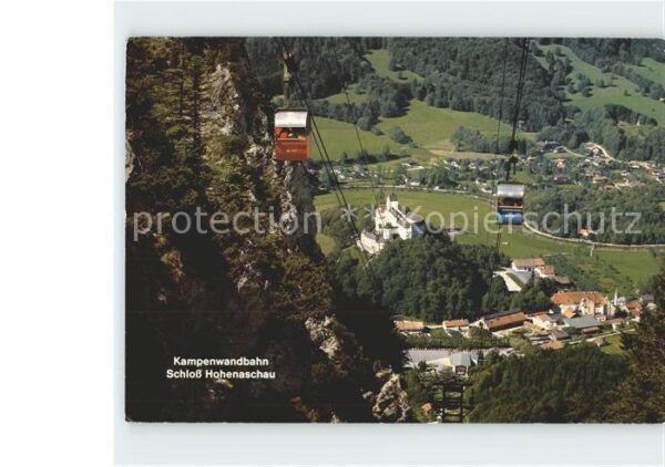 Aschau Chiemgau Kampenwandbahn Seilbahn Schloss Hohenas
