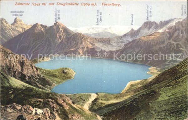 Luenersee Vorarlberg Zimbaspitze Lüner Krine Schafgafall