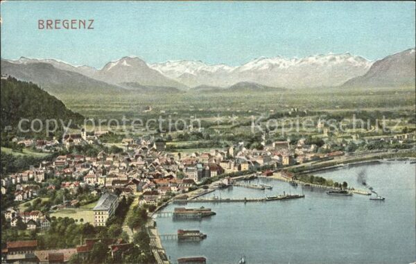 Bregenz Vorarlberg Ortsansicht