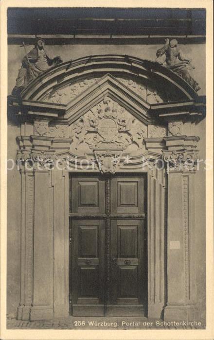 Wuerzburg Portal Schottenkirche