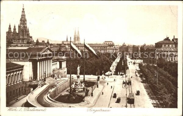 Wien Parlament Ringstrasse
