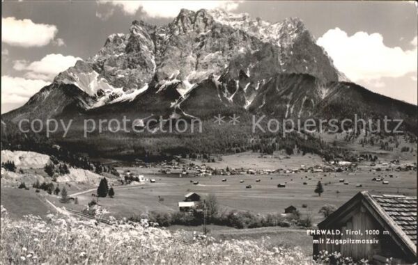 Ehrwald Tirol Zugspitzmassiv