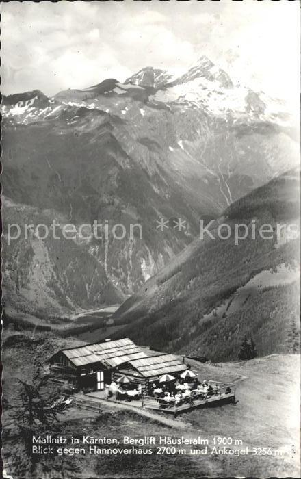 Mallnitz Kaernten Berglift Häusleralm Hannoverhaus Ankoge