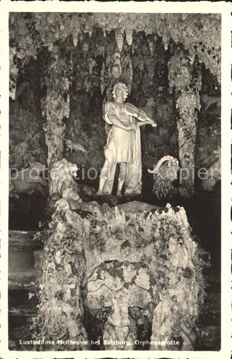 Salzburg Oesterreich Lustschloss Hellbrunn Orpheusgrotte