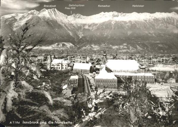 Innsbruck Brandjoch Sattelspitzen Frau Hitt Kemsc