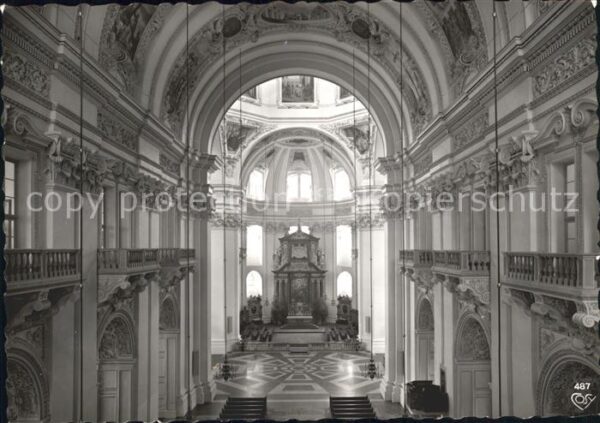 Salzburg Oesterreich Dom Inneres