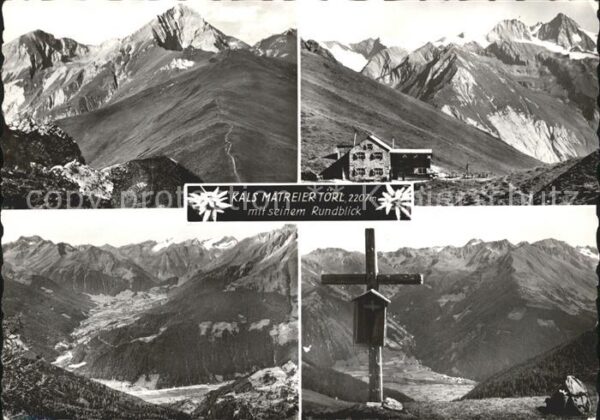 Kals Grossglockner Matreier Törl Kreuz Hütte