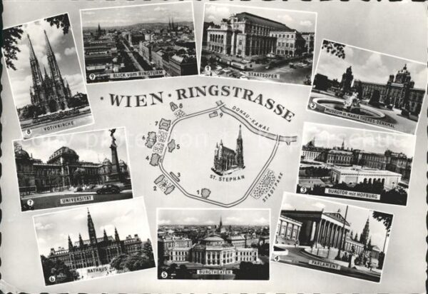 Wien Ringstrasse Burgtor Hofburg Museum Mari
