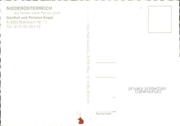 Biberbach Niederoesterreich Gasthof Pension Kappl – Bild 2