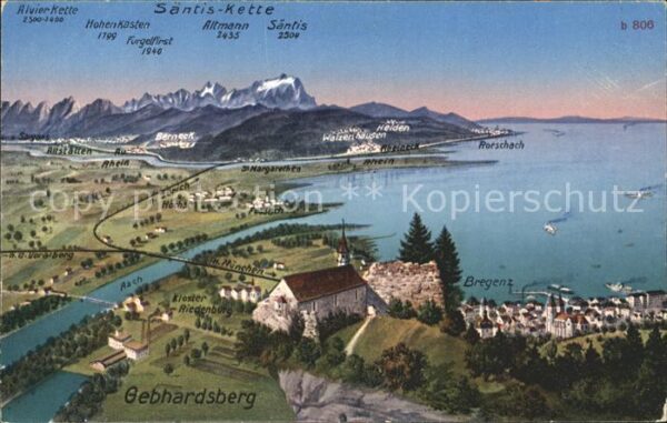 Gebhardsberg Vorarlberg Alvier Kette Hohen Kasten Furgelfirst A