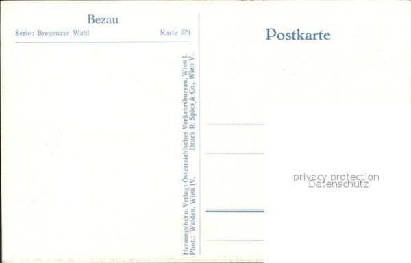 Bezau Vorarlberg Teilansicht – Bild 2