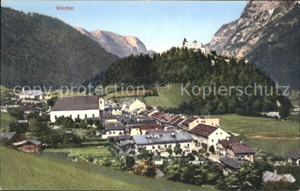 Werfen Salzburg Ortsansicht