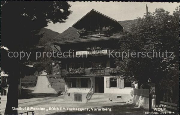 Tschagguns Vorarlberg Gasthof Pension Sonne