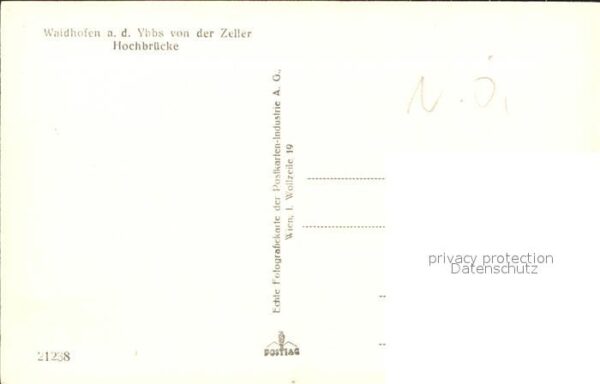 Waidhofen Ybbs von der Zeller Hochbrücke – Bild 2
