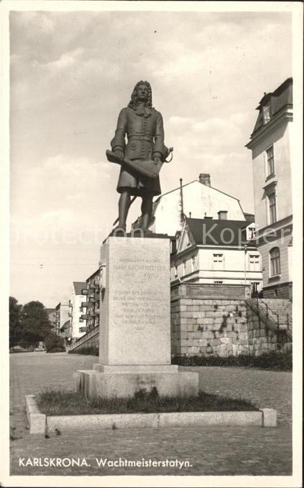 Karlskrona Wachtmeisterstatyn