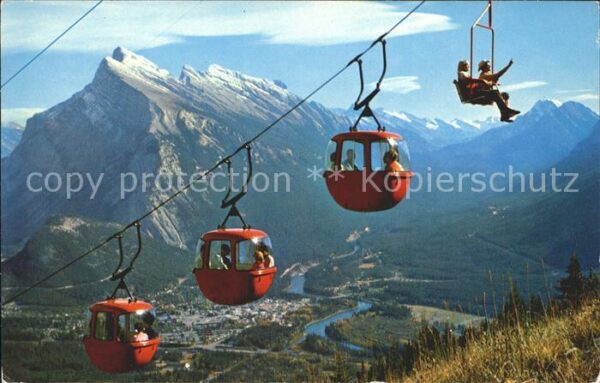 Banff Canada Cablecar Mount Norquay