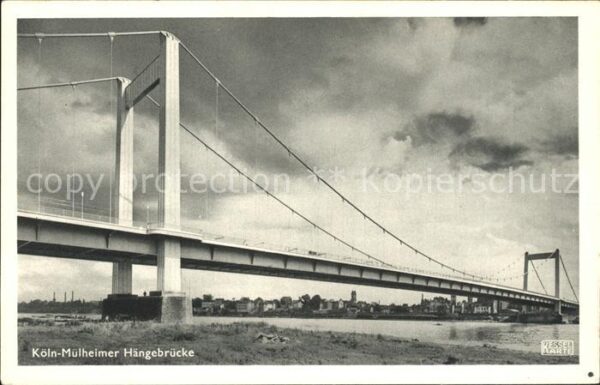 Muelheim Koeln Hängebrücke