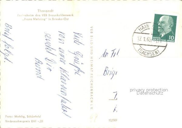 Tharandt Ferienheim Braunkohlewerk Franz Mehring – Bild 2