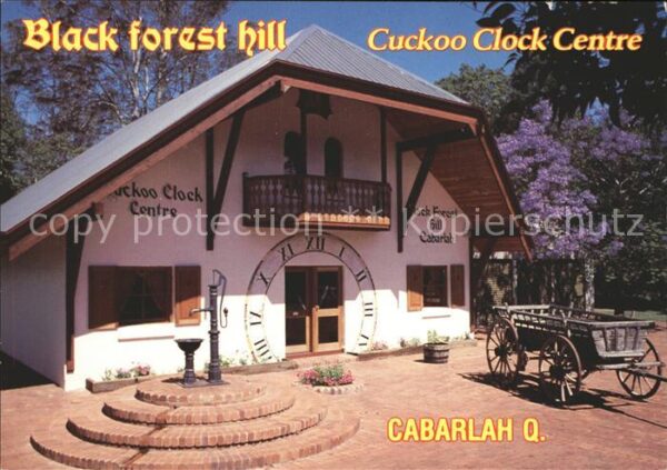New England Black Forest Hill Cuckoo Clock Centre
