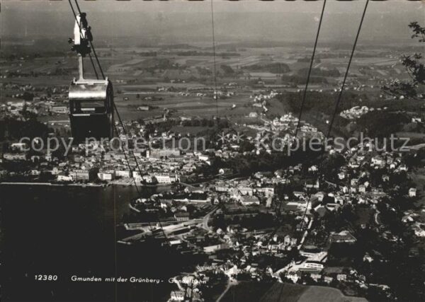 Gmunden Salzkammergut mit Grünberg Seilbahn