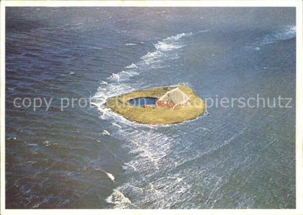 Hallig Habel Fliegeraufnahme
