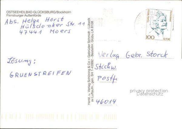 Gluecksburg Ostseebad Fliegeraufnahme Flensburger Aussenförde – Bild 2