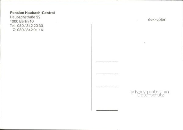 Berlin Pension Haubach Central Nähe Schloss Ch – Bild 2
