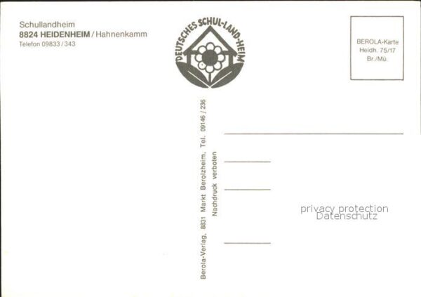 Heidenheim Mittelfranken Schullandheim – Bild 2